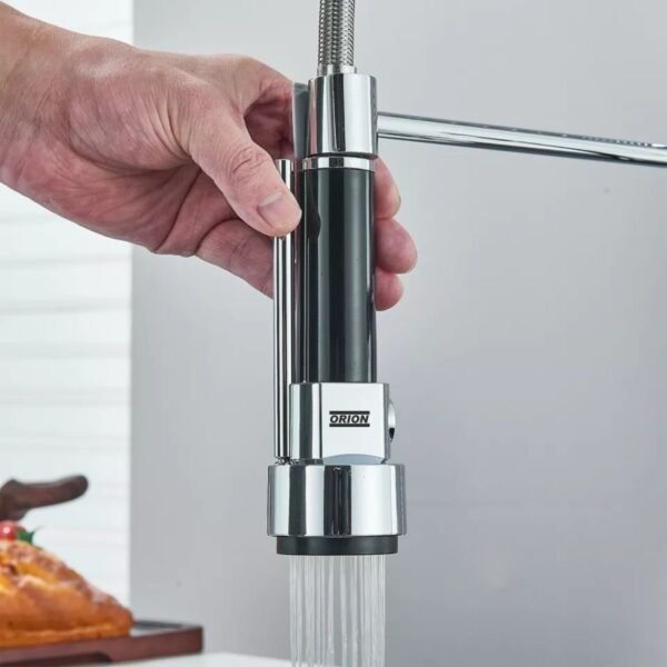 torneira cozinha gourmet monocomando flexivel cromado 92102 - Imagem 6