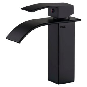 torneira banheiro monocomando cascata preto 92108