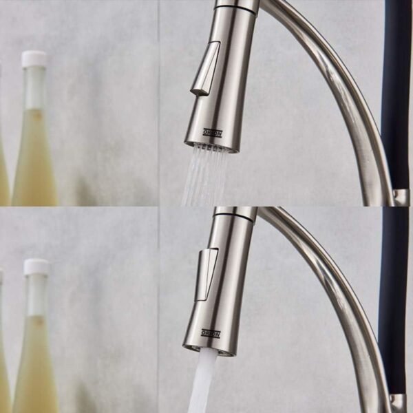 torneira cozinha gourmet monocomando flexivel cromado 92109 - Imagem 4