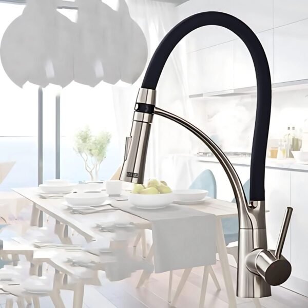 torneira cozinha gourmet monocomando flexivel cromado 92109 - Imagem 6