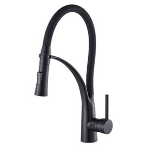 torneira cozinha gourmet monocomando flexivel preto 92110