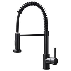torneira cozinha gourmet monocomando flexivel preto 92112